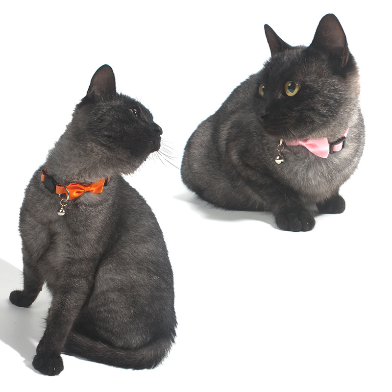 Nylon Bell Bow Pet Tie Collar - Image 4