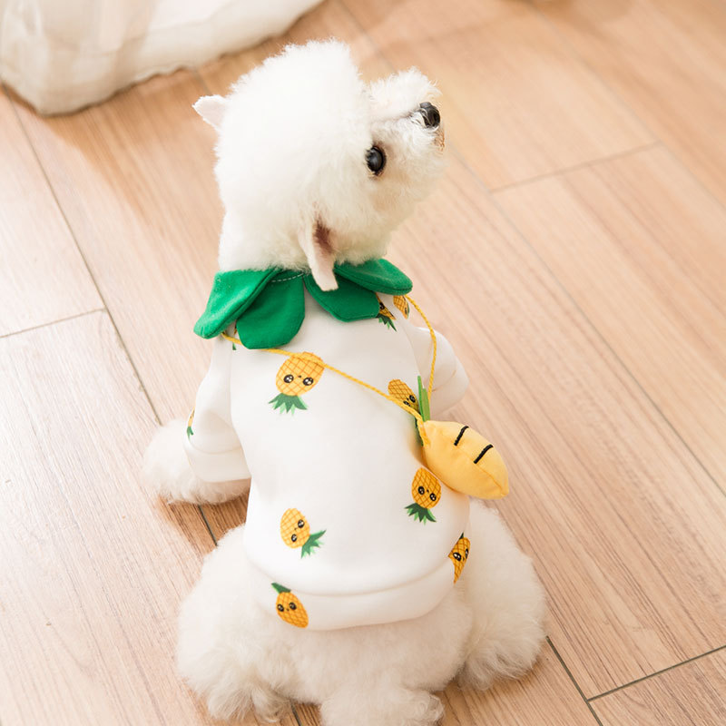 Pineapple Backpack Dog Sweater 1