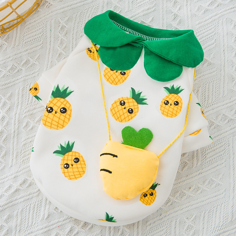 Pineapple Backpack Dog Sweater 3