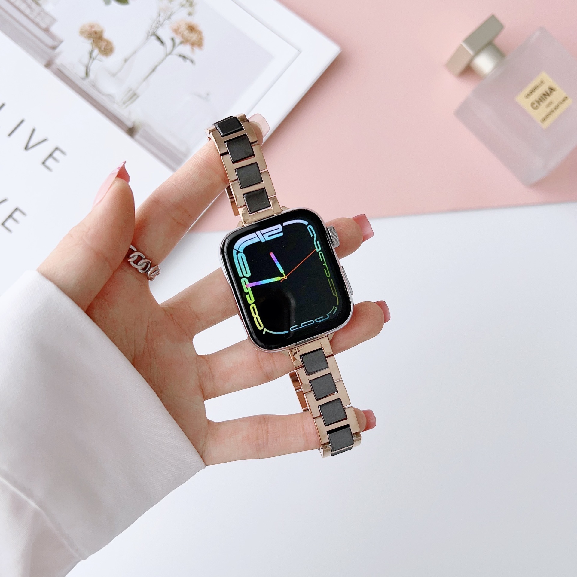 Stainless Steel Ceramic Watch Band 10