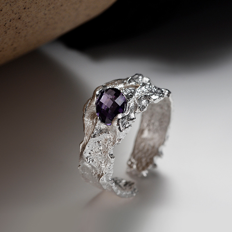 Irregular Broken Texture Ring - Image 2