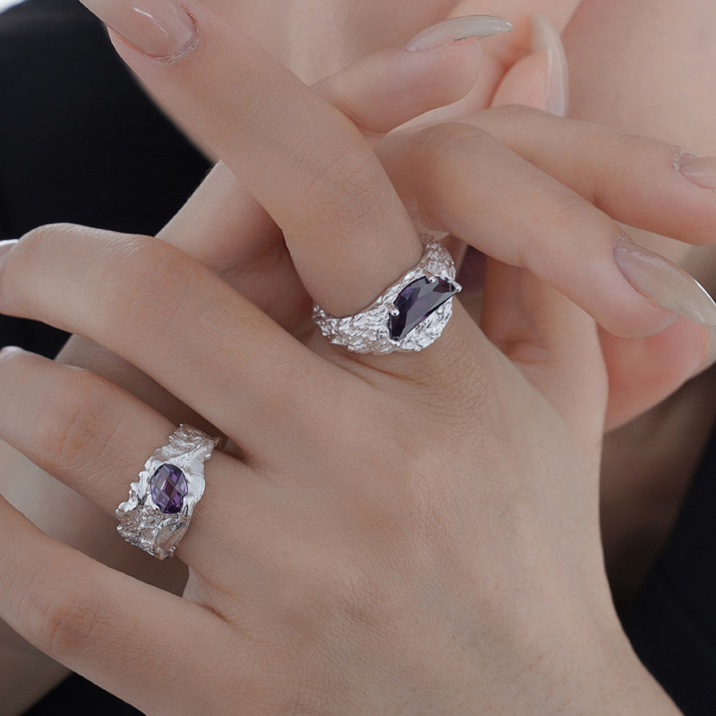 Irregular Broken Texture Ring - Image 5
