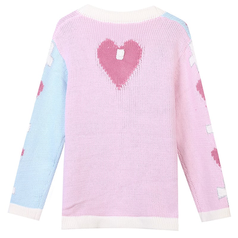 Cartoon Bear Cardigan Image 5