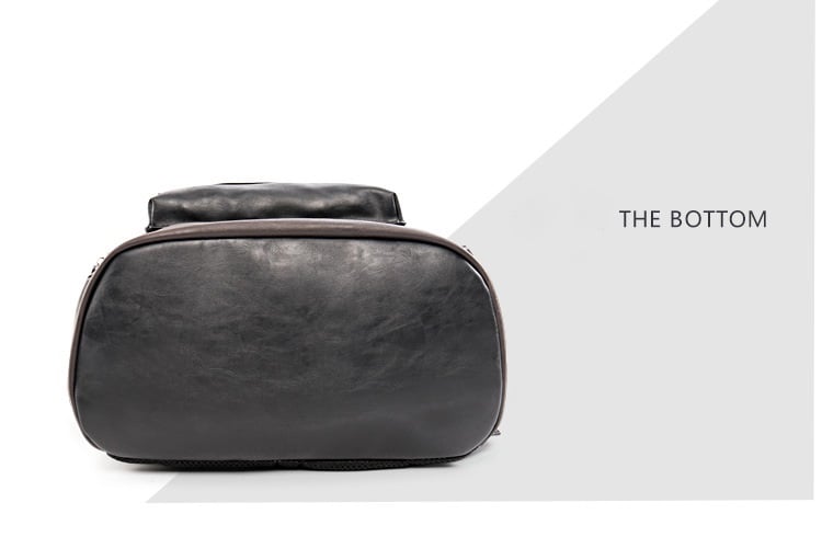 Men's Leather Backpack Image 10
