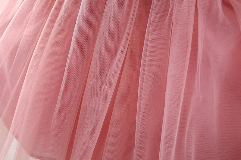 Flounced Sleeve Baby Girl Pettiskirt Princess Dress 20
