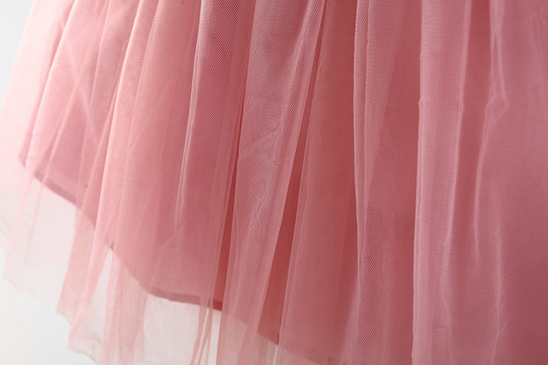 Flounced Sleeve Baby Girl Pettiskirt Princess Dress 18