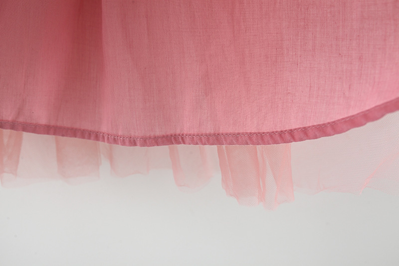 Flounced Sleeve Baby Girl Pettiskirt Princess Dress 10