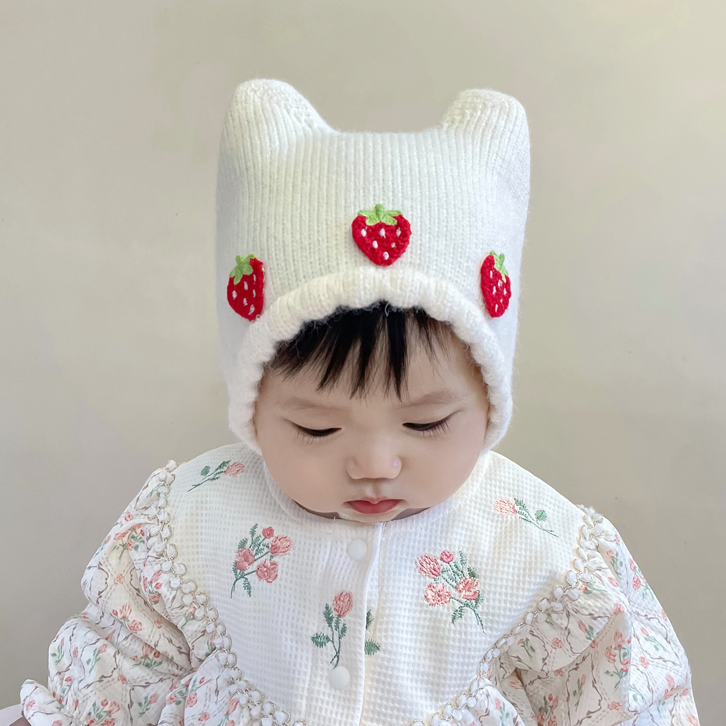Baby Winter Warm Wool Hat Image 6