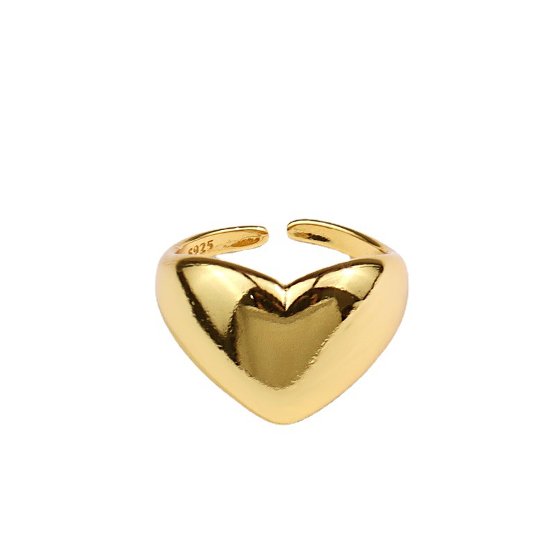 Trendy Creative Love Gold Ring - Image 1