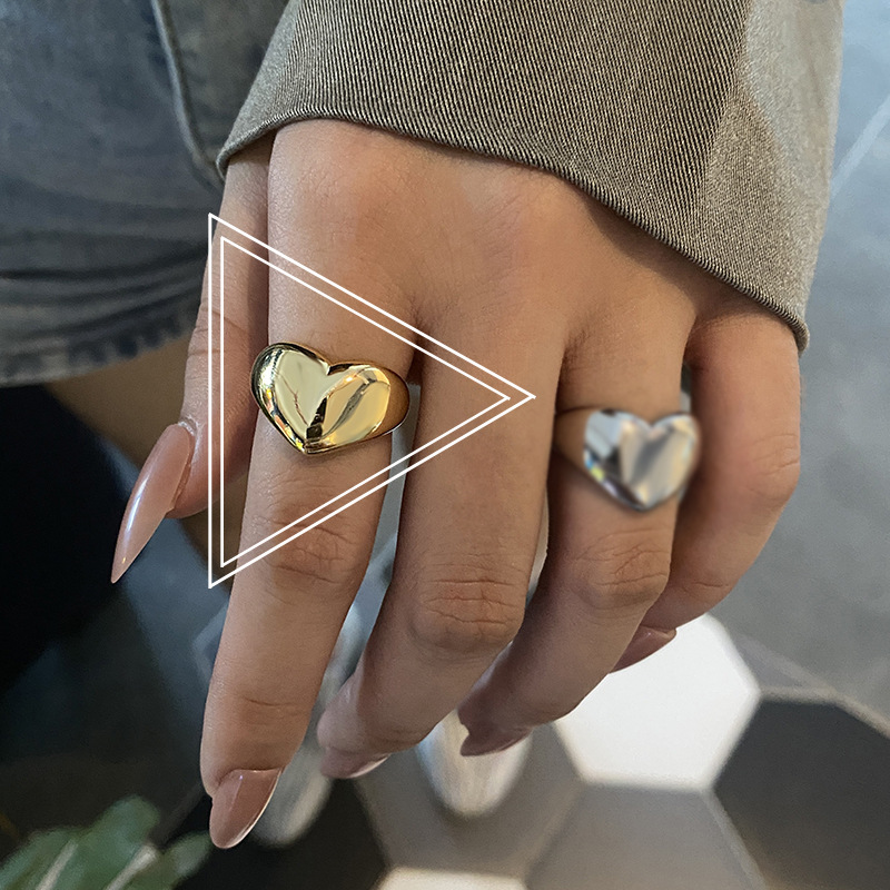 Trendy Creative Love Gold Ring - Image 3
