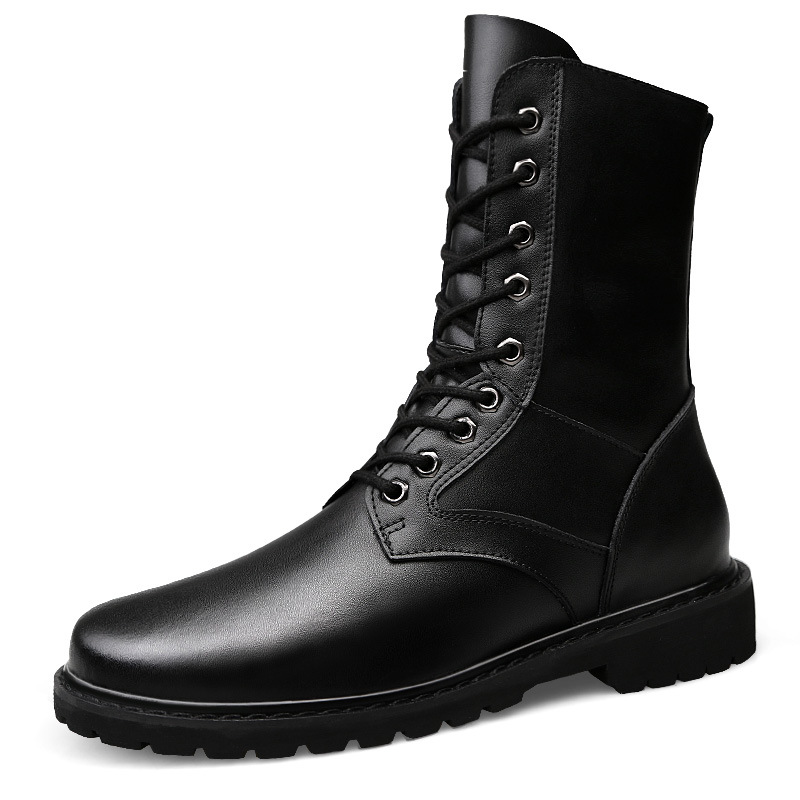 Men's Warm Slugged Bottom Work Shoes Image 1