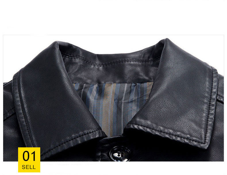 Men's Lapel Fur Jacket 5