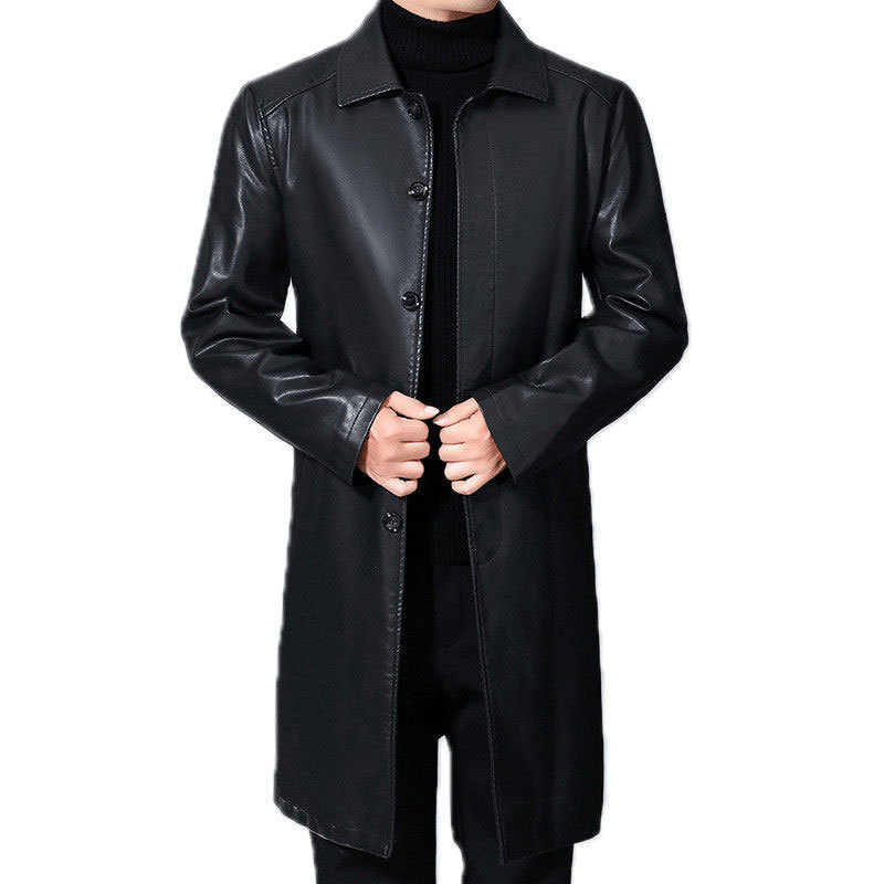 Men's Lapel Fur Jacket 2