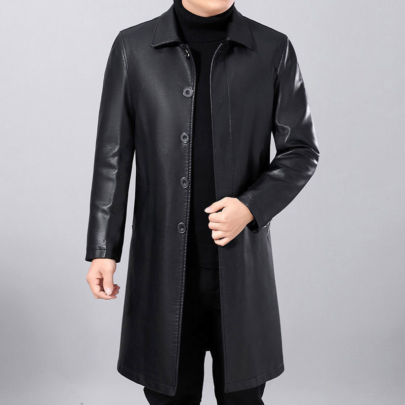 Men's Lapel Fur Jacket 3