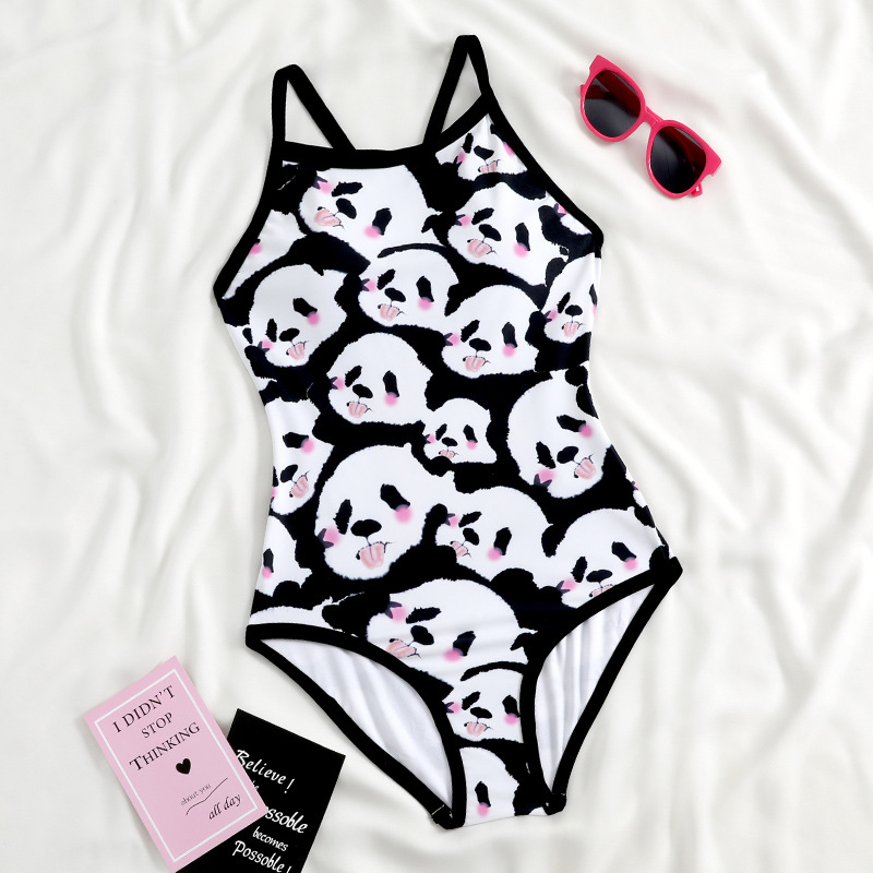 Panda Printing Swimsuit Image 2