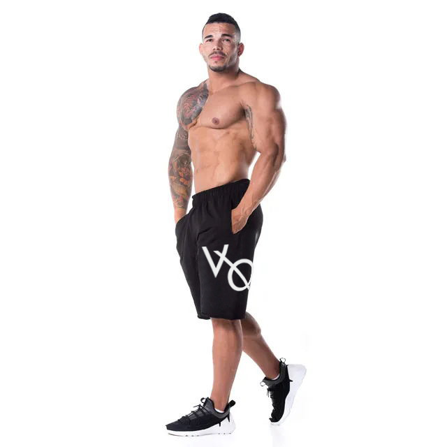 Fashion Men's Sports Fitness Running Five-point Pants 4