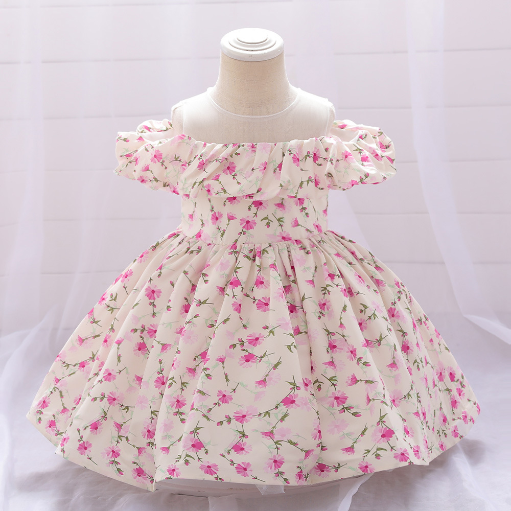 Girls Fashion Casual Floral Dress 3