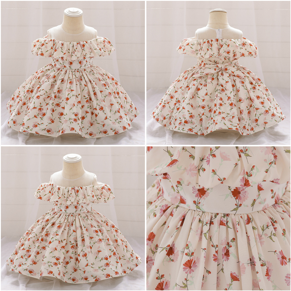 Girls Fashion Casual Floral Dress 5