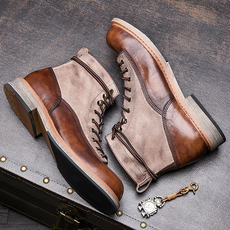 Motorcycle Leather Boots Image 8