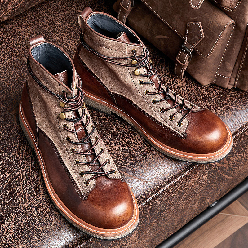 Motorcycle Leather Boots Image 2