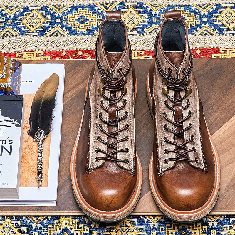 Motorcycle Leather Boots Image 3