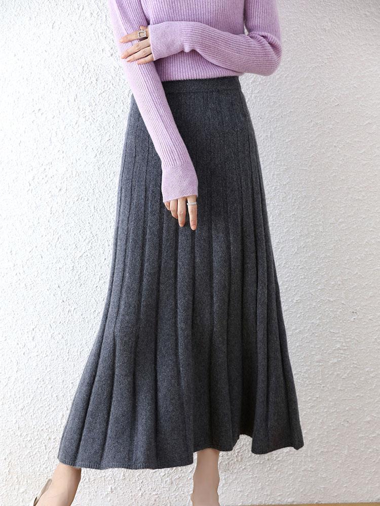 Women's Wool Skirt Image 8