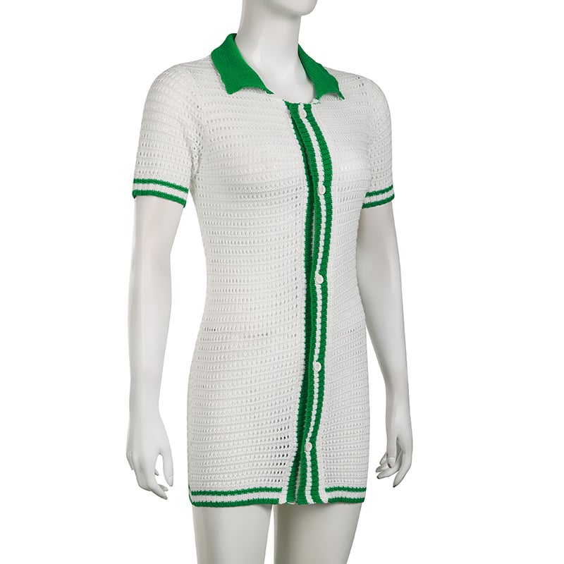 Polo Collar Dress 9