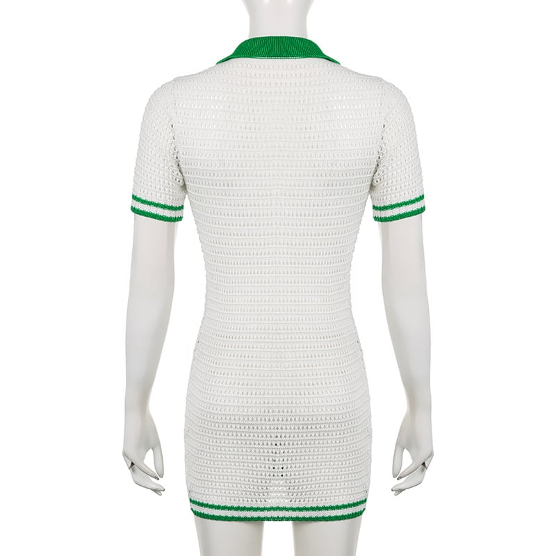 Polo Collar Dress 11
