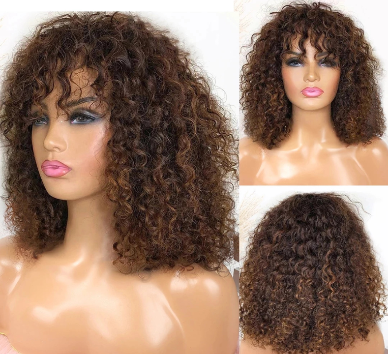 Bouncy Jerry Curly Wig
