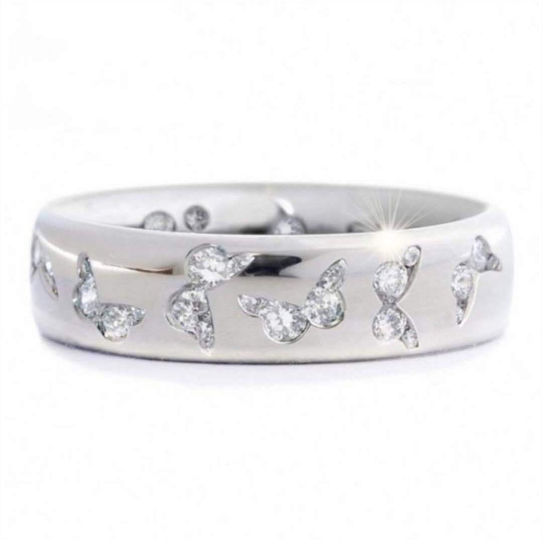 Butterfly Style Zircon Ring 2