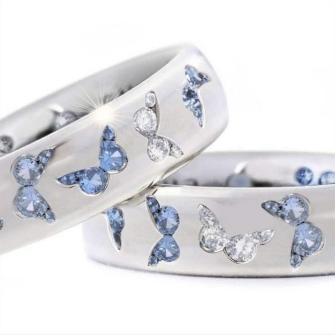 Butterfly Style Zircon Ring 3