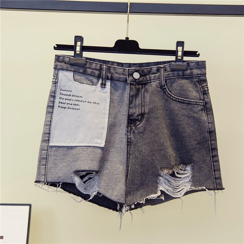 Plus Size Women's Denim Shorts Image 3