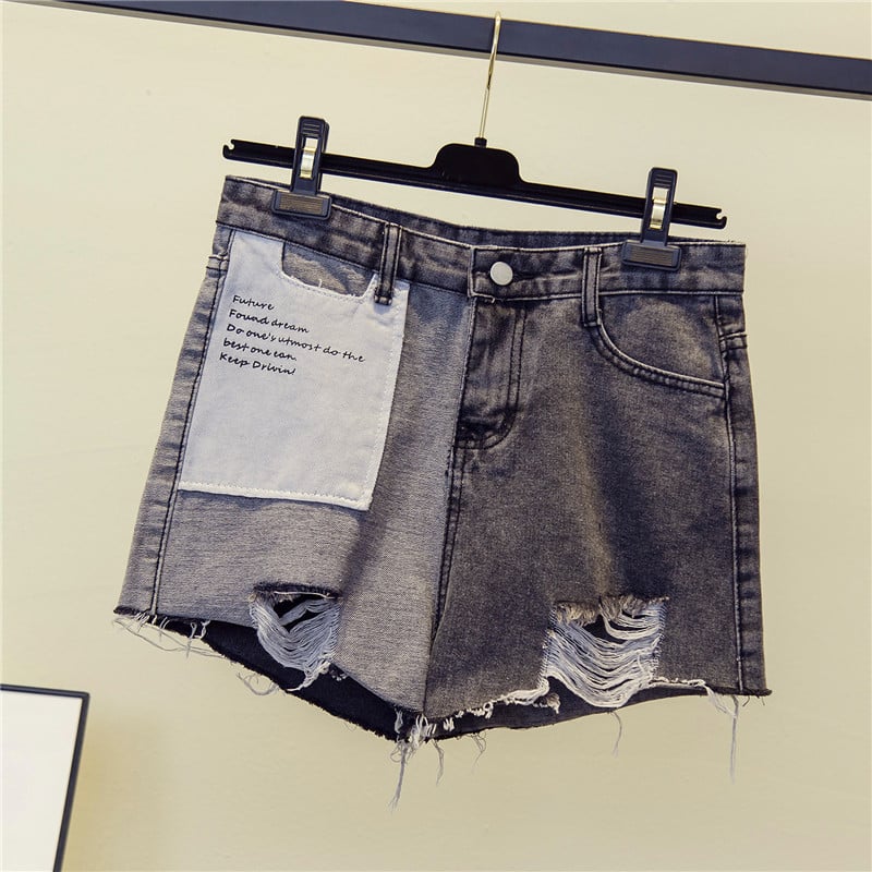 Plus Size Women's Denim Shorts Image 5