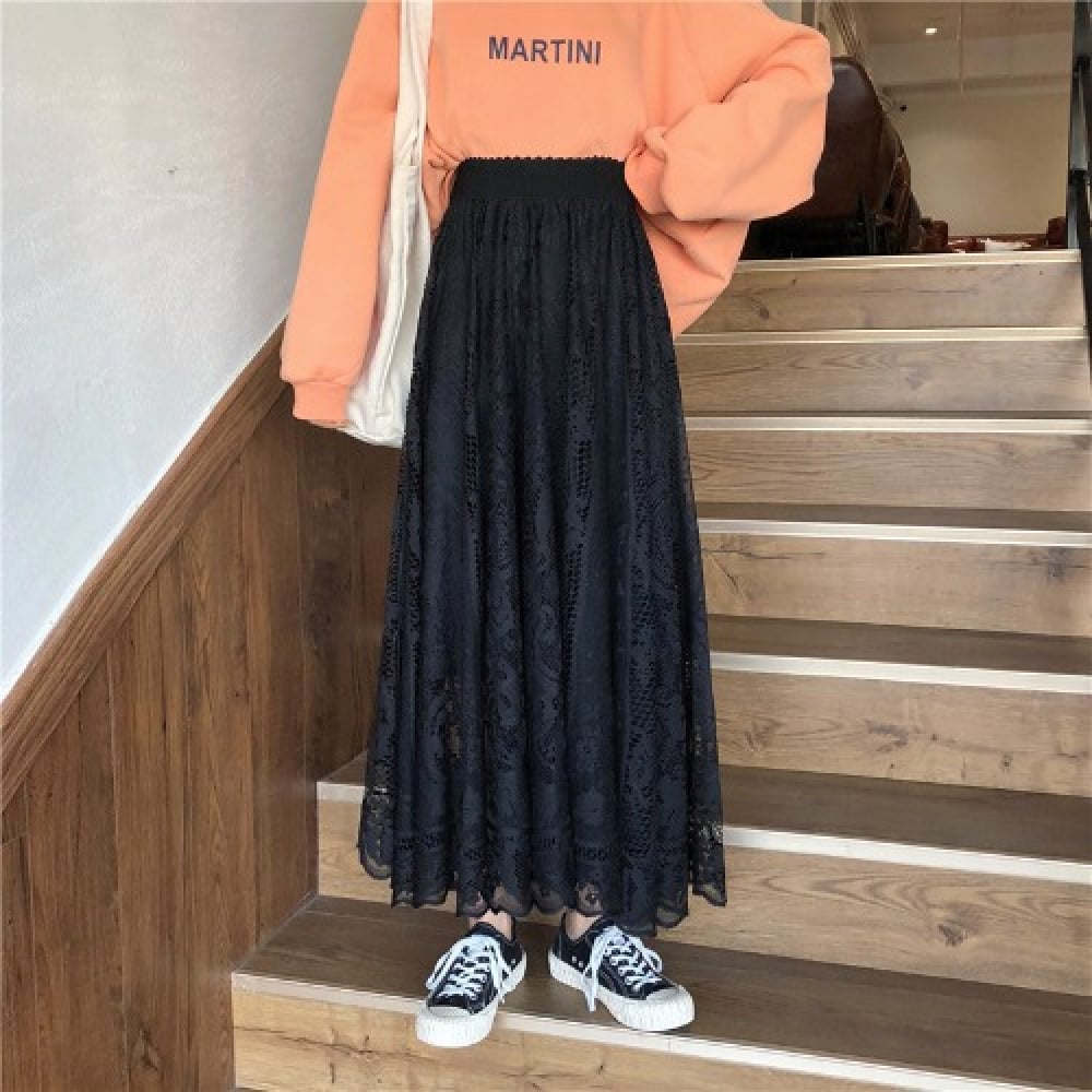 Lace Temperament Skirt 4