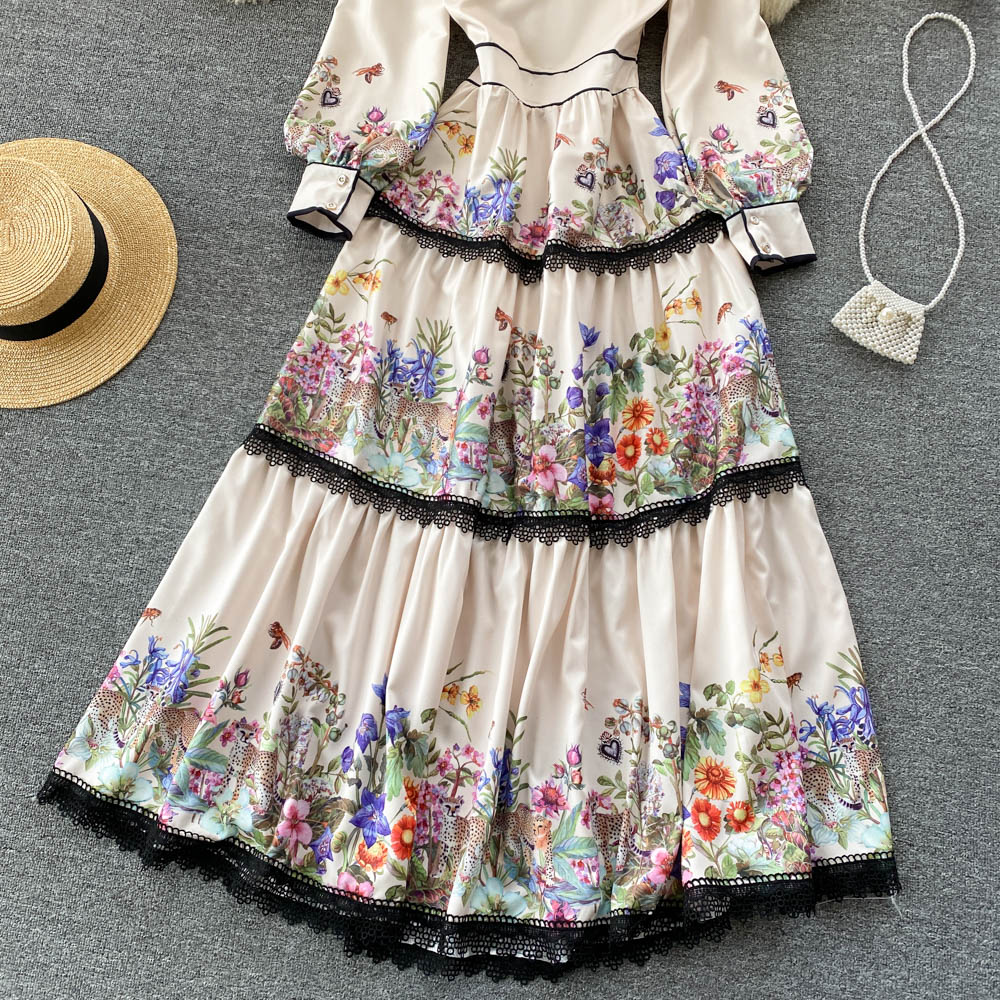 Elegant Floral Dress Image 16