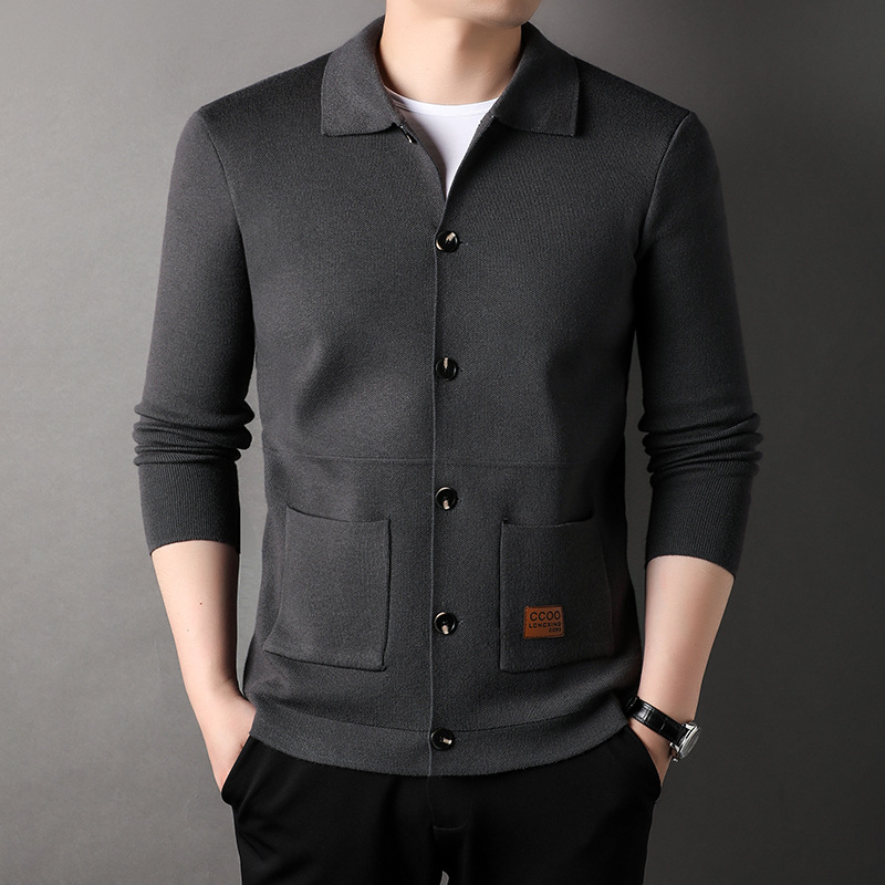 Men's Cardigan in Gray