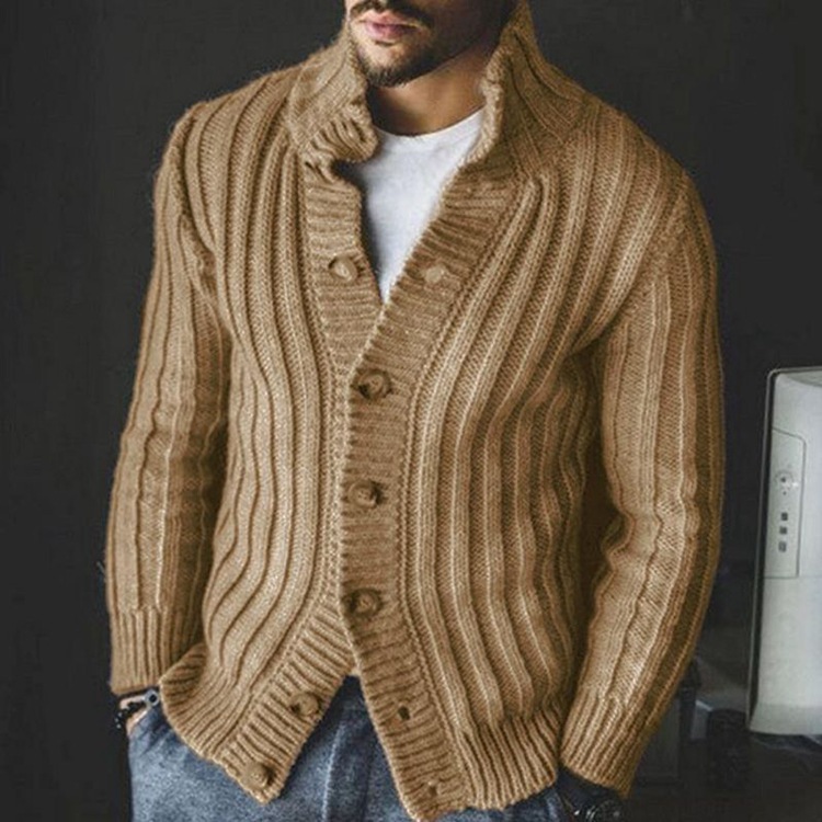 Men's Casual Sweater Detail