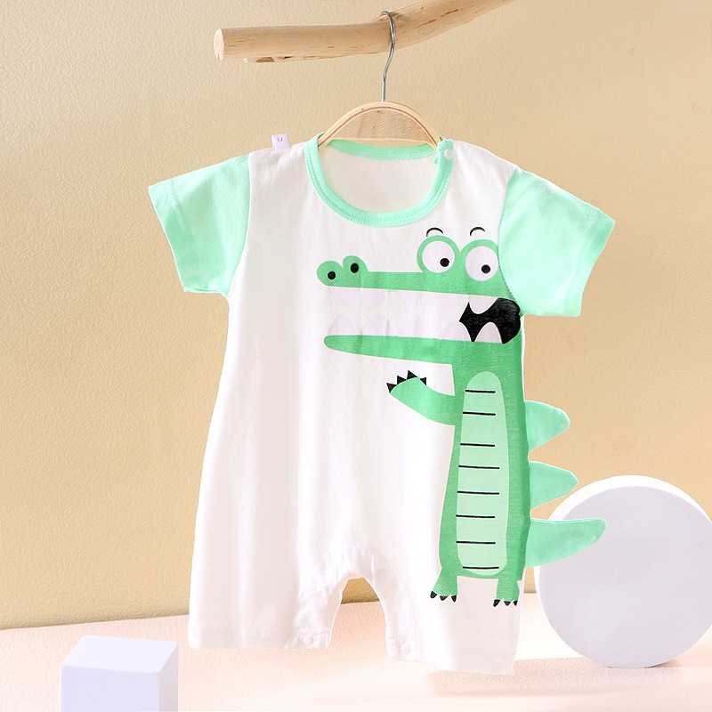 Children's Cotton Dinosaur Baby Jumpsuit