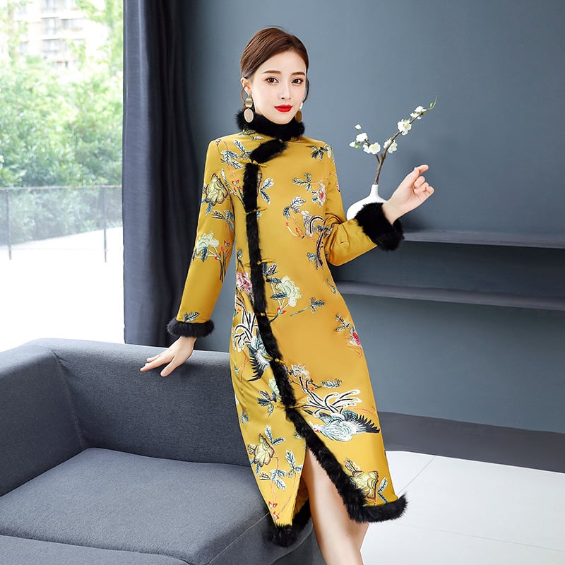 Cheongsam Dress Model View