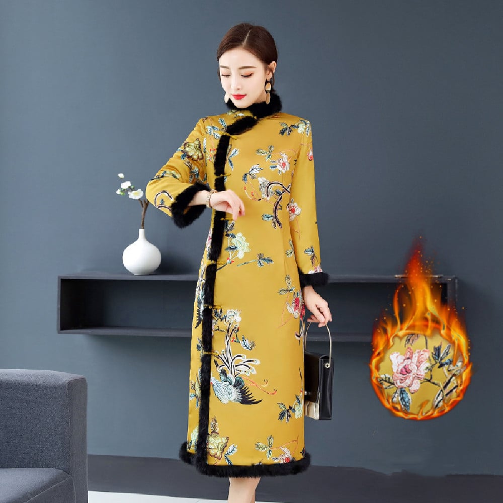 Cheongsam Dress Side View