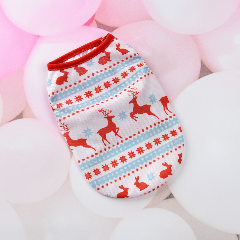 Red Christmas Dog Vest