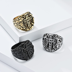 Retro Style Tree Of Life Titanium Steel Ring