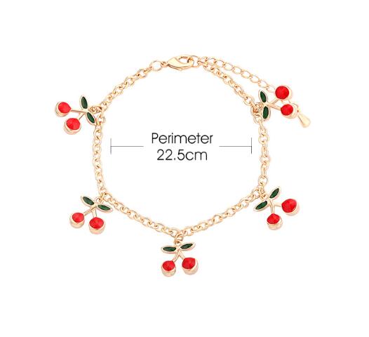 Women's Simple INS Wind Small Sweet Cherry Bracelet