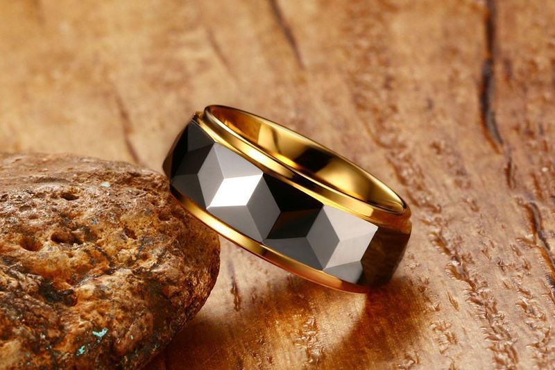Men's Tungsten Ring Image 10