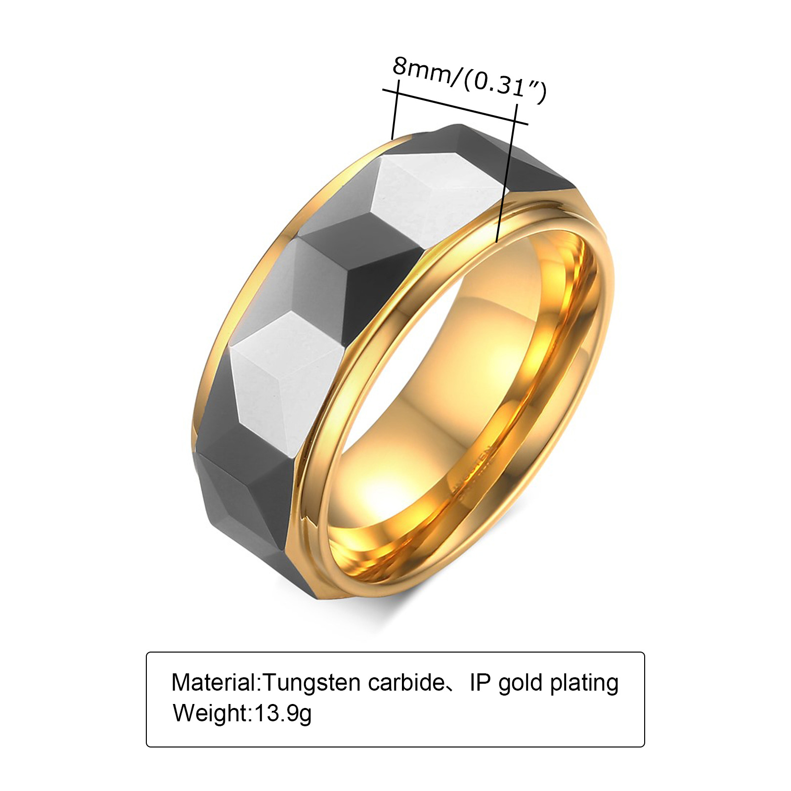 Men's Tungsten Ring Image 2