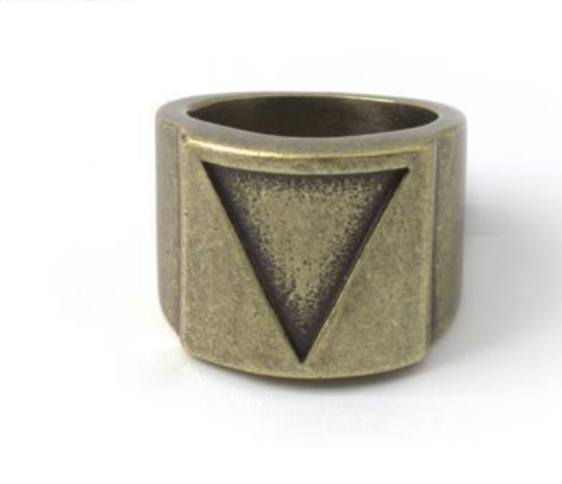 Hip Hop Men's Ring - Geometry Design