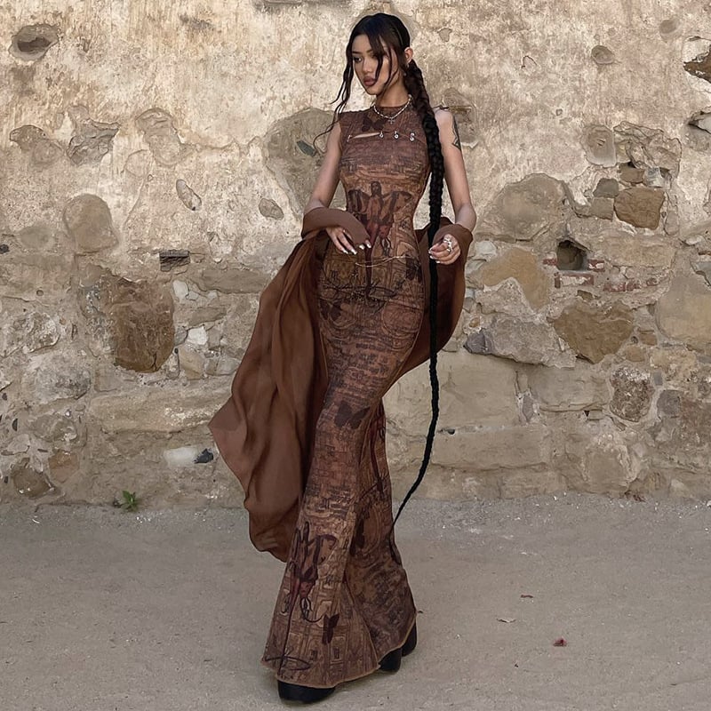 Hollow Dress Front View