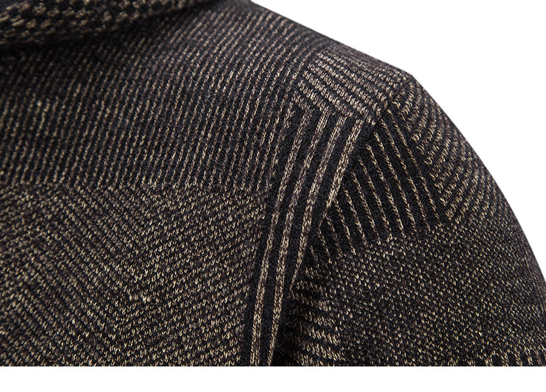 Loose Plus Size Zipper Wool Casual Jacket 9