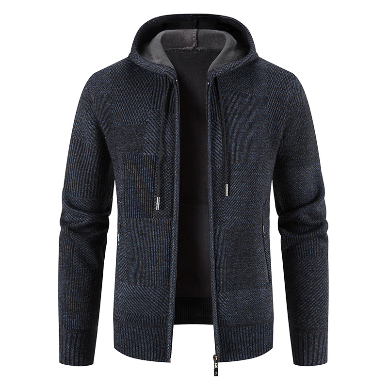 Loose Plus Size Zipper Wool Casual Jacket 2
