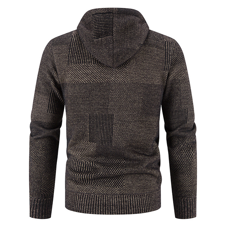 Loose Plus Size Zipper Wool Casual Jacket 5